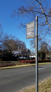 pm historic sign in distance